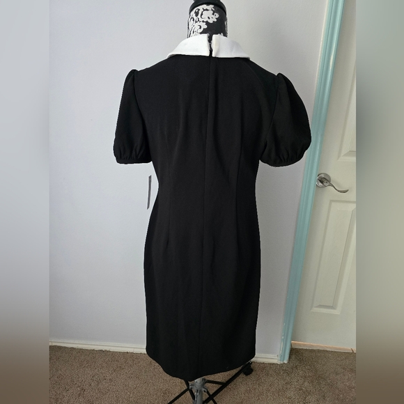 Shelby & Palmer Black Collared Dress Size 12 - Picture 4 of 12